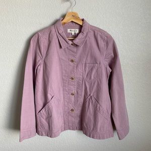 Madewell Lilac Warren Chore Coat